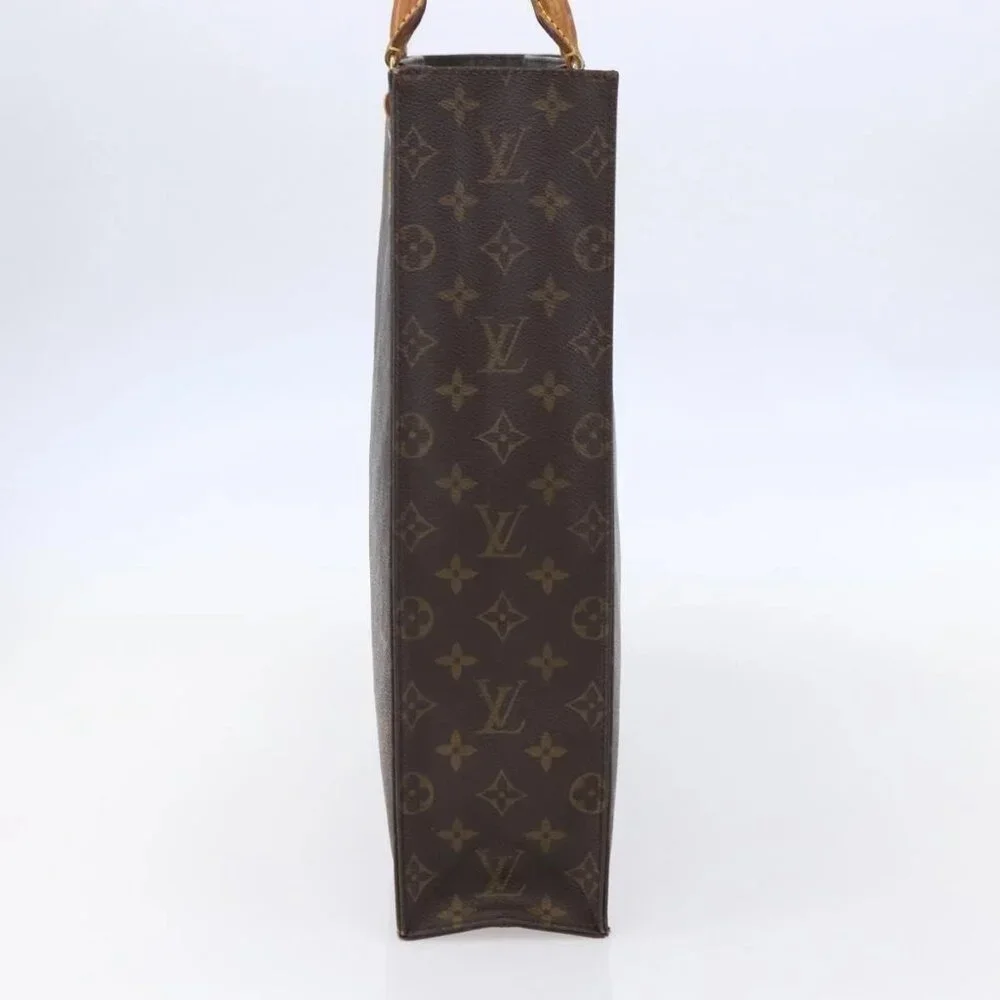 LOUIS VUITTON Monogram Sac Plat Hand Bag
